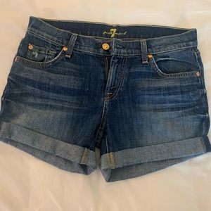 7 For All Mankind Denim Shorts
